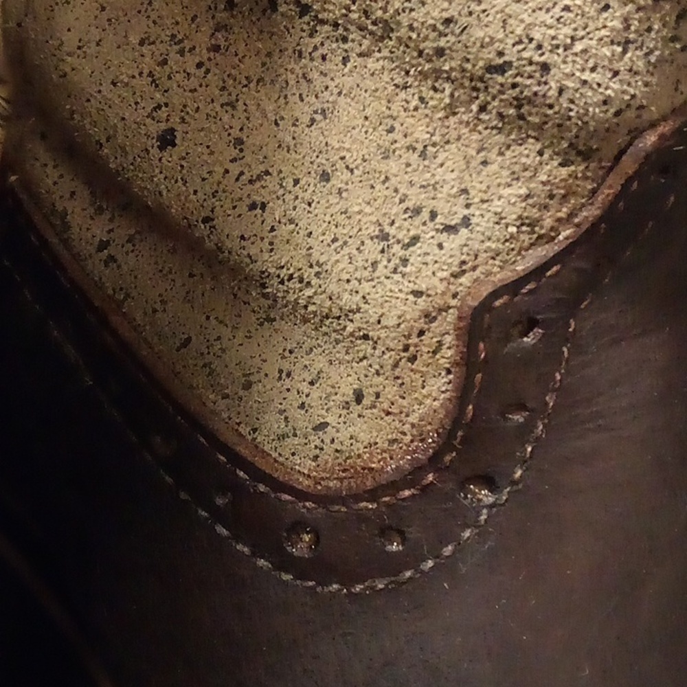Justin Gypsy Floral Brown Leather Square Soft Toe Cowgirl Western Boots -Size 9B - Picture 12 of 15